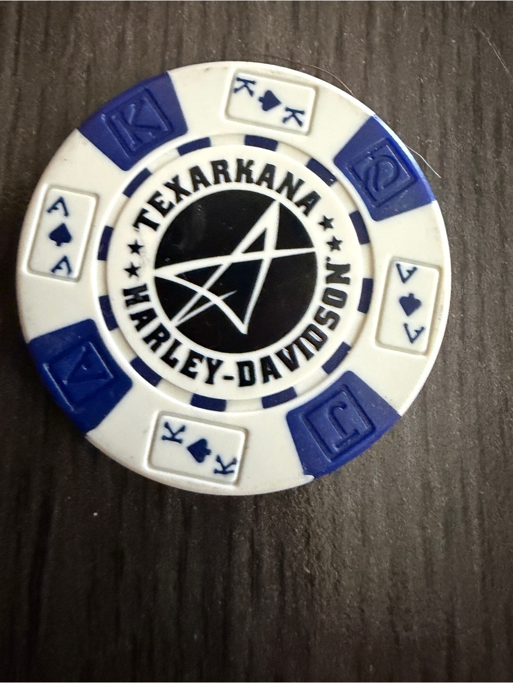 Collectible Harley Davidson Poker Chip Texarkana Harley  Texarkana, TX